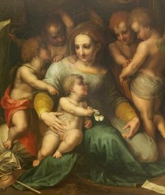 The Madonna with Saint John and Angels ('Madonna Corsini') (after Andrea del Sarto) by Anonymous