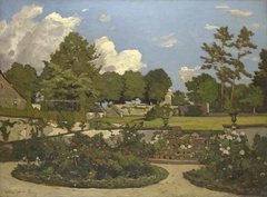 The Painter's Garden at Saint-Privé by Henri Harpignies