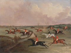 The Quorn Hunt in Full Cry: Second Horses, after Henry Alken by John Dalby
