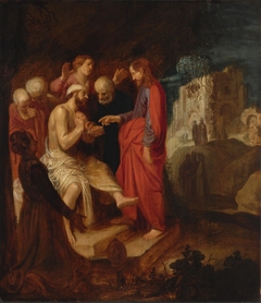 The Raising of Lazarus by Jan Pynas