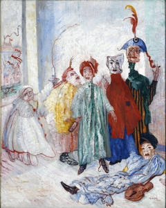 The strange masks by James Ensor