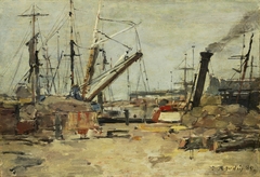 The Trawlers by Eugène Boudin