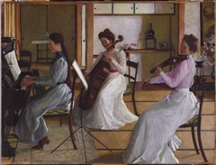The Trio, Tokyo, Japan by Lilla Cabot Perry
