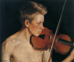 The Violinist by Pekka Halonen