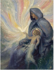 The Virgin and Child by George William Russell