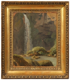 The Waterfall in Neptune’s Grotto at Tivoli by Simon Denis