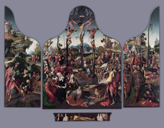 Triptych with the Crucifixion