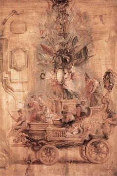 Triumphal Chariot of Kallo by Peter Paul Rubens
