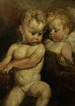 Two child studies by James Ward