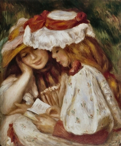 Two Girls Reading