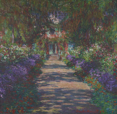 Une Allée du jardin de Monet, Giverny