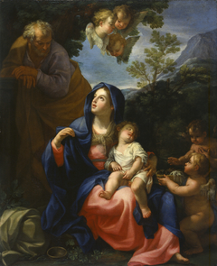 The Rest on the Flight into Egypt by Giovanni Odazzi