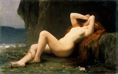 Mary Magdalene In The Cave by Jules Lefebvre