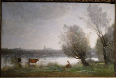 Untitled Landscape by Jean-Baptiste-Camille Corot