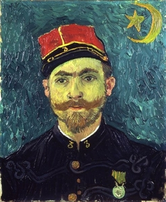 The Lover (Portrait of Lieutenant Milliet) by Vincent van Gogh