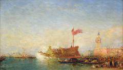 Venice Celebration, The Marriage of the Adriatic and Gulf of Venice by Félix Ziem