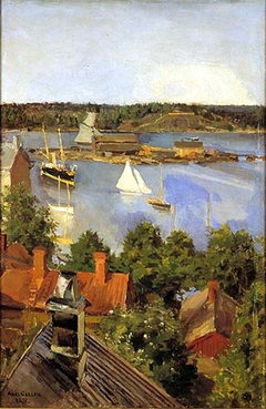View from North Quay by Akseli Gallen-Kallela