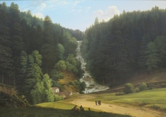View of Falls at Vallombrosa by Louis Gauffier