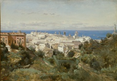 View of Genoa by Jean-Baptiste-Camille Corot 1