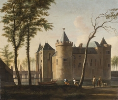 View of Muiderslot by Gerrit Adriaenszoon Berckheyde