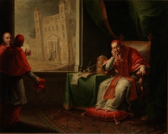 Visión del papa Inocencio III by Manuel de la Cruz