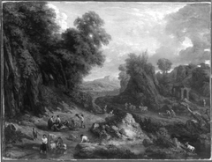 Waldige Hügellandschaft by Cornelis Huysmans