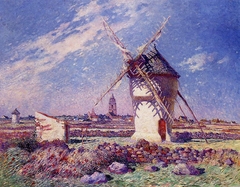 Windmills near the Town of Batz