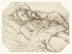 Woman on her deathbed
