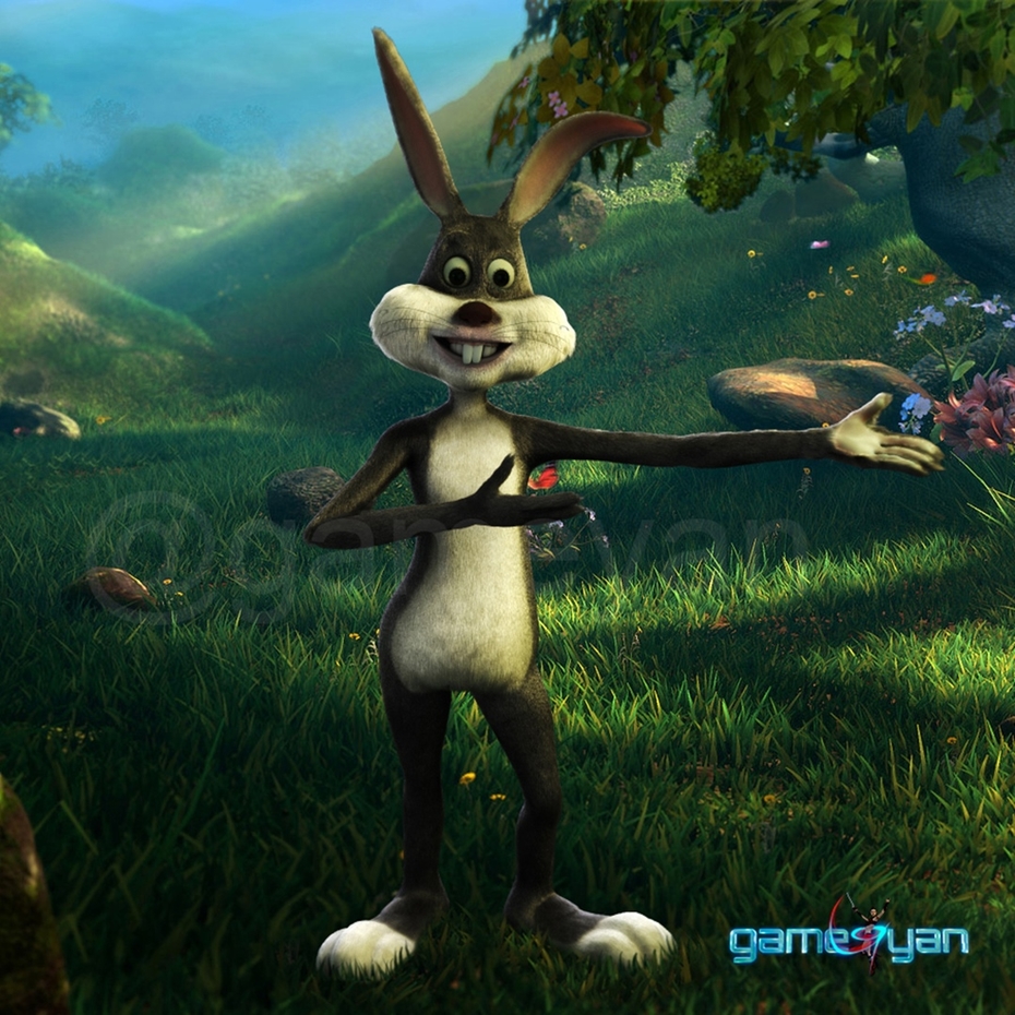 3D Bunny character modeling for short animated film by Game Art Outsourcing Studio
