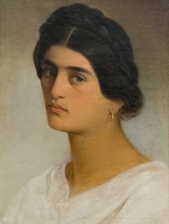 A head of a woman by Julie Wilhelmine Hagen-Schwarz