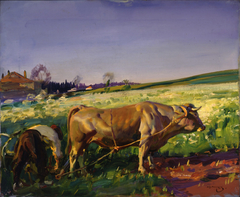 A June Evening in The Jura by Alfred Munnings