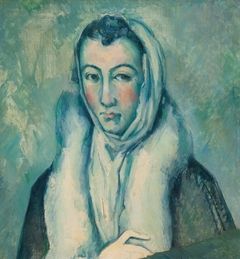 A Lady in a Fur Wrap after El Greco by Paul Cézanne