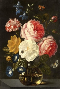 A vase of flowers by Jan van Kessel the Elder