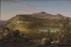 A View of the Two Lakes and Mountain House, Catskill Mountains, Morning by Thomas Cole
