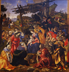 Adoration of the Magi by Filippino Lippi