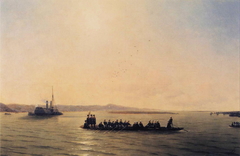 Alexander II Crossing the Danube by Ivan Ayvazovsky