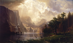 Among the Sierra Nevada, California by Albert Bierstadt