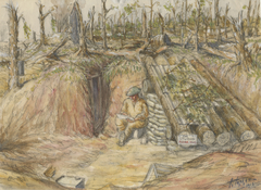 An Artist's Home on the Somme by William Thurston Topham