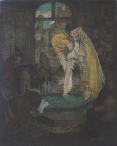 Anjo na cisterna by Eliseu Visconti