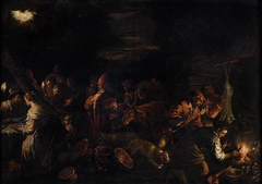 Annunciation to the Shepherds (The Night Camp) by Jacopo Bassano