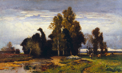 Barbizon Landscape by Jules Dupré
