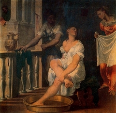 Bathsheba at her bath by Domenico Riccio