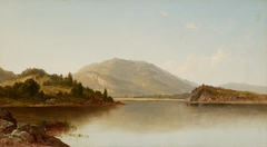 Bear Mountain and Iona Island on the Hudson River by David Johnson