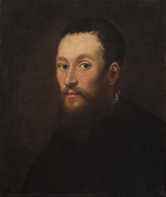 Bildnis eines jungen bärtigen Mannes by Jacopo Tintoretto