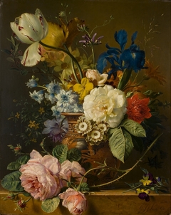 Bloemstilleven by Georgius Jacobus Johannes van Os