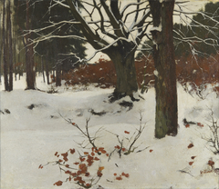 Bos in de sneeuw by Willem Witsen