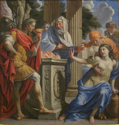 Camma Offers the Poisoned Wedding Cup to Synorix in the Temple of Diana