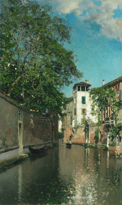 Canal in Venice by Martín Rico