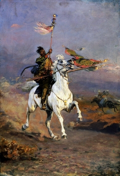 Capture of flag. by Wacław Pawliszak