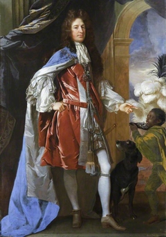 Charles Seymour, 6th Duke of Somerset KG (1662-1748) with his Black Page by John Closterman